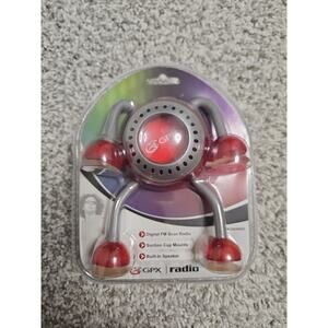 GPX Digital FM Radio R1605RED Brand New Factory Sealed